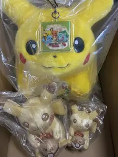 30周年記念 おかえり！ピカチュウ1/1 ピカピカ！ピカチュウ アクキー セット