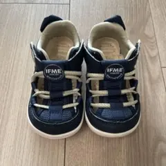 IFME ネイビー 14cm 水陸両用　ベビーサンダル
