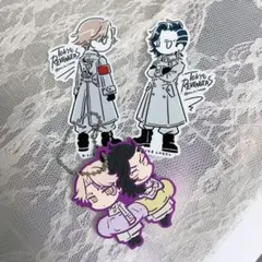 東リべ ステッカー 2種 B-SIDE LABEL 乾青宗 九井一 ストラップ