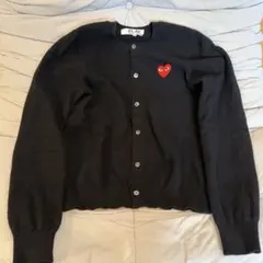 PLAY COMME des GARÇONS ブラックカーディガン M