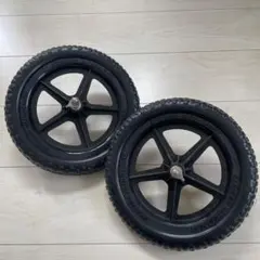 ストライダーホイール　EVAラバーカスタムホイール　白×黒 ストライダーホイール EVAラバーカスタムホイール 白×黒