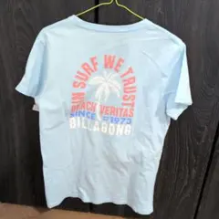 Billabong ライトブルー Tシャツ Mサイズのサムネイル