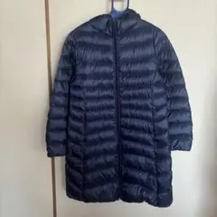 ダウンコート　UNIQLO ライトダウン　ブルー　青　XL