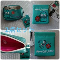 新品　サンリオ　ハンギョドン　カメラ型ポーチ　バネポーチ