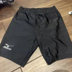 MIZUNO 陸上スパッツブラック XOサイズのサムネイル