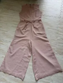 ぴんくベージュサロペット