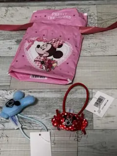 Disney ミッキーミニーヘアゴムセット