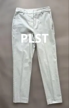 PLST センタープレス スラックス ライトグレー XXS