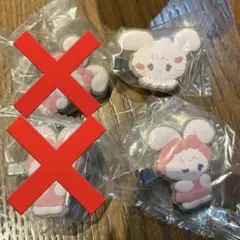 mikko 前髪クリップ ガチャガチャ フロッキーヘアクリップ キャミー