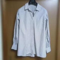 11/10取り下げ！MURUAストライプ 大人 長袖シャツ オーバーサイズシャツ