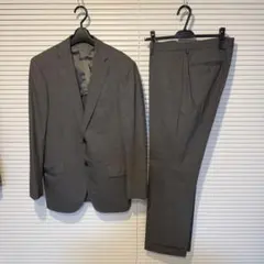 グレー ストライプ ビジネススーツ 90 A4 - メルカリ