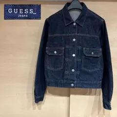 【USA製】GUESS ゲス 濃紺 デニムジャケット 2nd