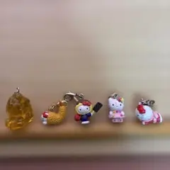 ハローキティ チャーム　5個セット