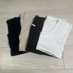 黒タンクトップ