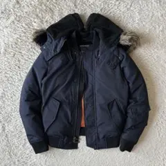 バナナリパブリック 10s N2B フライトジャケット XS navyのサムネイル