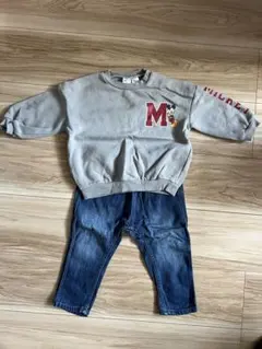 H&M ディズニー トレーナー・パンツセット 80㎝