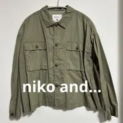 ニコアンド　niko and... レディース　ミリタリージャケット　ジャケット