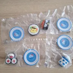 サンリオキャラクターズ　お寿司キーチェーン コンプセット 4種