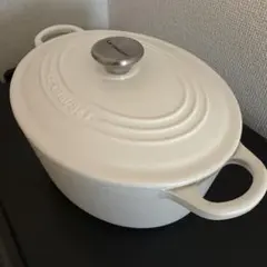【値下げ】ル・クルーゼ ココット オーバル 25cm ホワイトのサムネイル
