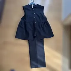 新品 タグ付き TOTOKAELO ウール ワイドパンツ サロペット - メルカリ