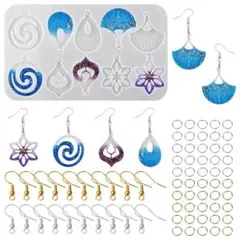 ☘️ DIY手作り アクセサリー UVレジン型 5種類