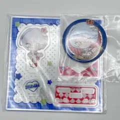 紫京院ひびき　アクリルジオラマ＋缶バッジ　まるくじ アイカツ！×プリパラ