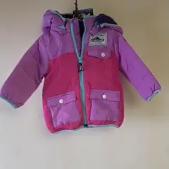 キッズ ダウンコート 80cm ピンク紫