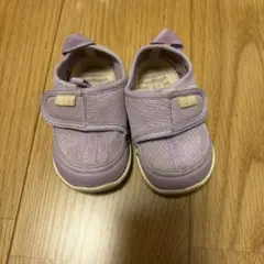 イフミー 紫 メッシュ ベビーサンダル