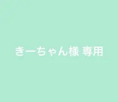 きーちゃん様 専用ページ