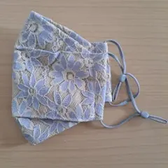 M90☆ピンクラベンダー☆ケミカル☆お花✿刺繍レース☆ハンドメイド
