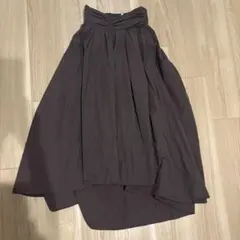SNIDEL snidel スナイデルギャザーフレアロングスカート サイズ0
