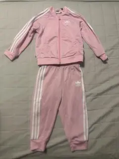 adidas ピンク ジャージ 上下セット