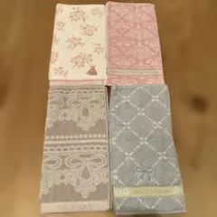 新品未使用　ジルスチュアート　タオルハンカチ　4枚