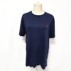 Polo by Ralph Lauren TシャツS ネイビー 赤ロゴ ポニー