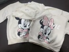 値下げしました！　H&M ミニートレーナー　裏起毛　姉妹お揃い　ディズニー