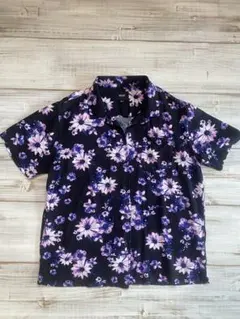 HUF メンズ　オープンカラーシャツ　半袖　花柄のサムネイル