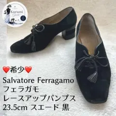 ❤️希少❤️フェラガモ ヴィンテージ スエード パンプス 23.5cmのサムネイル