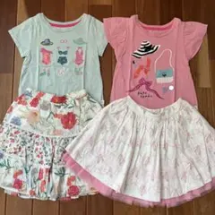 ケイトスペード 半袖 Tシャツ スカート 120 4点セット