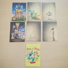 DISNEY　トイストーリー4&バースデーカード　ポストカード　非売品