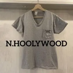 N.HOOLYWOOD エヌハリ グレー VネックTシャツ メンズトップス 36のサムネイル