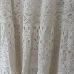 SLOBE IENA スローブイエナ コットンボイルレーススカート タグ付