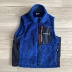 mont-bell キッズ クリマプラス100 ベスト 90サイズ ブルー