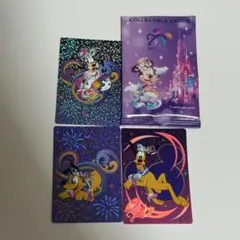 香港ディズニー20周年 コレクタブルカード プルート、グーフィー
