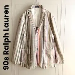 レア❗️90s POLO by Ralph Lauren  チェックテーラード