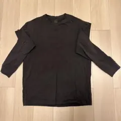 UNIQLO HEATTECH ダークグレー 長袖カットソー　メンズ　ＸＬ