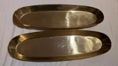 UTVÄNDIG ウートヴェンディグ キャンドル皿 ゴールド 2枚セット