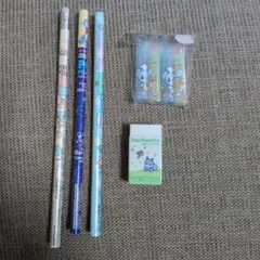 (260826-3) 平成レトロ・希少 ポンポネット 文房具 5点セット