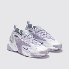NIKE ZOOM 2K 23.5cm ホワイト×ラベンダー 人気スニーカー