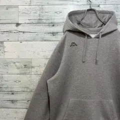 【Kappa】刺繍ワンポイントロゴ ゆるだぼ レトロ 希少 スウェット パーカーのサムネイル
