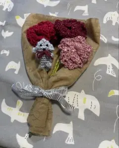 あみぐるみの花束 プードル